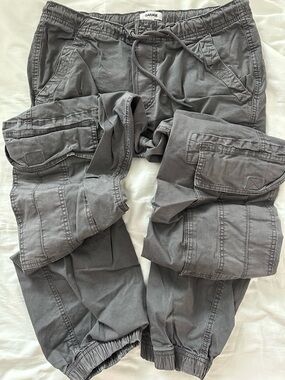 GARAGE Charcoal Gray Cargo Pants
